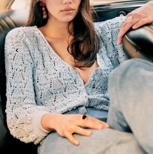 NWT Sezane Annette jumper M made in Italy